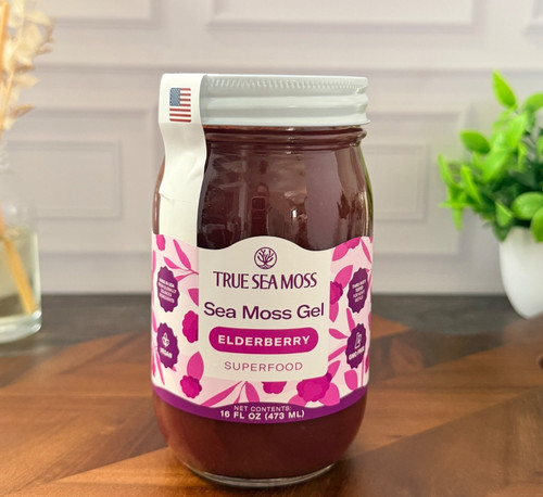 True sea moss gel sambuco - moss, 16